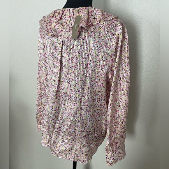 NWT J.Crew Ruffle Top  - Picture 6 of 8